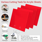 1/8 Thick 12 x 12 inch Acrylic Sheets - Image 3