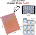 Sparkly Trading Card Binder 9-Pocket Zippered - Image 2