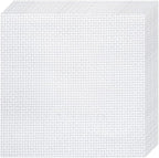 10 PCS White Aida Cloth 14 Count Cross Stitch Fabric | Pre-Cut Squares Fabric by Nitelemn