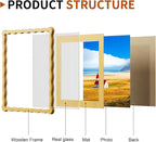 12x12 Wavy Picture Frame With Mat - Image 4