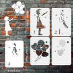 FINGERINSPIRE Banksy Stencil Set - Image 2