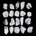 ColouredRocks 20pcs. Tourmilated Moonstone Crystals, Raw Stones, Rough Gemstones - Image 2