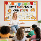 Staff Shout Out Bulletin Board Set Taco Staff Shout Outs Decorations Cute Taco - Image 4