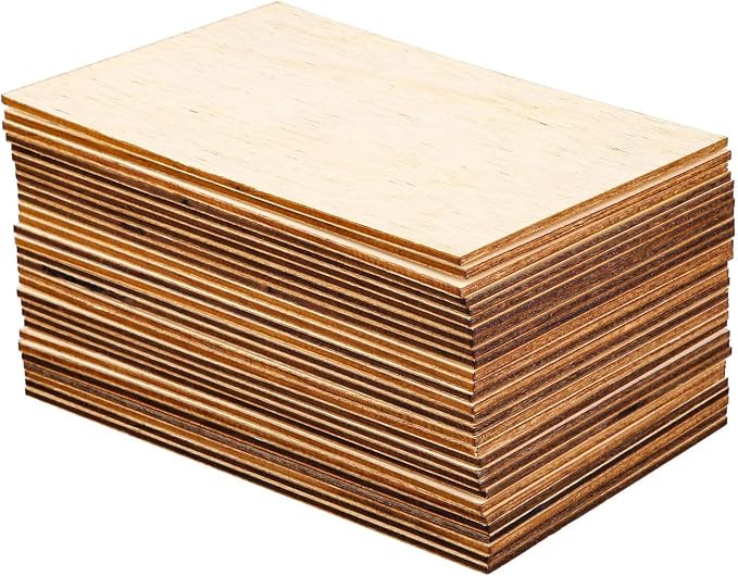 SIWUCHYE Unfinished Wood, 15 Pack Basswood Sheets - Image 4