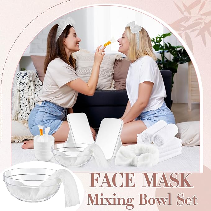 Teenyyou 6 Set White Spa Party Supplies - Image 5