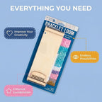 Leisure Arts Loom Bracelet Weaving, Bracelet Maker, Weaving Loom, Bead Loom - Image 2