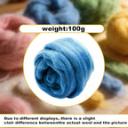 Wool Roving-3.5oz Needle Felting Wool, Soft Multi-Color Wool Fiber, Perfect - Image 2