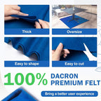 XSEINO Royal Blue Large Felt Fabric 72" X 36 ", 1.4 mm Thick Soft Felt Fabric - Image 4