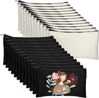 Legigo Blank Canvas Bag Zipper Pouch Makeup Bags Bulk by Legigo