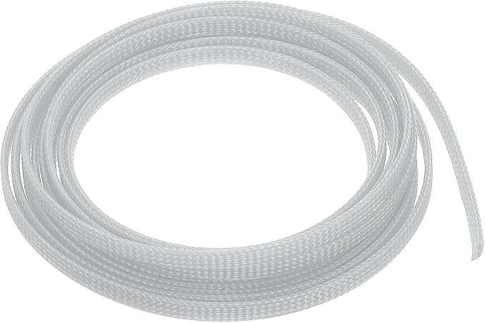 uxcell PET Expandable Sleeving 10ft 1/4" Gray Cable Management Sleeve Cord by uxcell