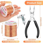 Modacraft 24 Gauge Copper Wire for Jewelry Making - 214FT/0.5mm - Image 2