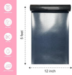 Black Glitter Heat Transfer Vinyl, Glitter Iron-On - Image 2
