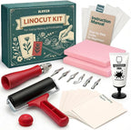 Linocut Kit for Printmaking & Stamp Making: Linocut Tools Block Printing Kit by YourTrustedCompanionontheCarvingJourney