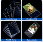 48 Count Card Sleeves Hard Plastic, Sooez 35PT Card Holder, Rigid Card Case - Image 5