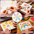 XUXU Colorful Scrapbooking Tape Glue Tape Adhesive Dots Tape Double Sided Tape - Image 7