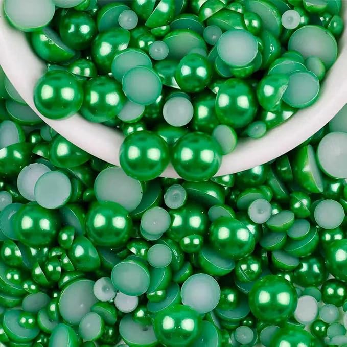 1500 PCS Flatback Half Pearls, Flatback Pearl by Sqqzuie