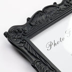 Cuspin Black Picture Frame 8x10 Gothic Frames, Vintage Handcrafted Resin Frame - Image 7