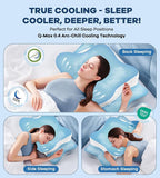 Cervical Pillow for Neck Pain Relief -Cooling Ergonomic Memory Foam Pillow - Image 6