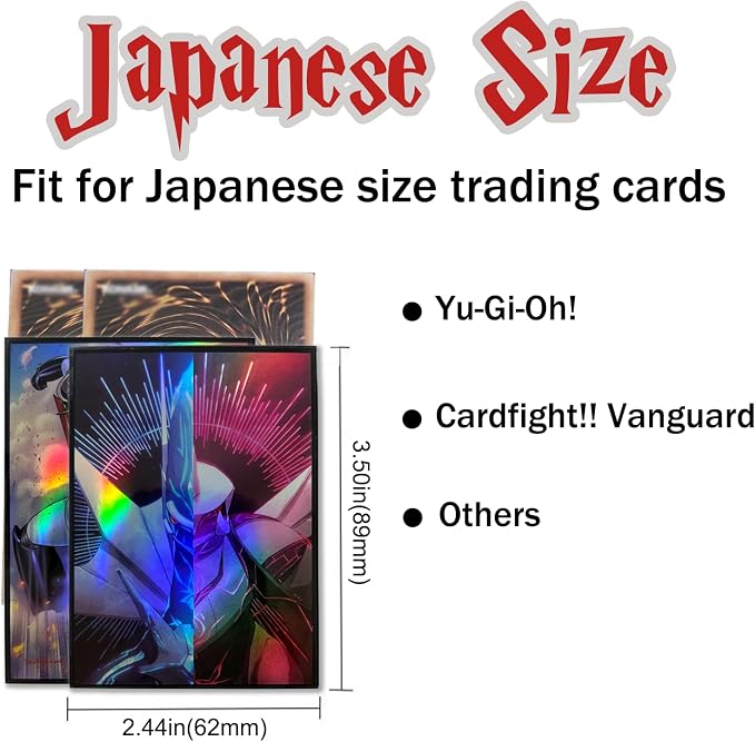 Custom Holographic Card Sleeves, Laser Flashing Shiny Design, Make Your Own - Image 4
