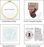 Louise Maelys Cute Cat Embroidery Kits - Image 2