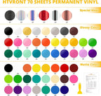 HTVRONT 70 Permanent Vinyl Sheets - Image 2
