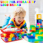 8 Packs Toy Storage Bags, Reusable Clear PVC Board Game Storage, Toy Storage - Image 4