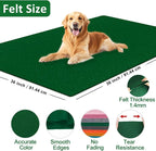 XSEINO Moss Green Large Felt Fabric 36" X 36 ", 1.4 mm Thick Soft Felt Fabric - Image 2