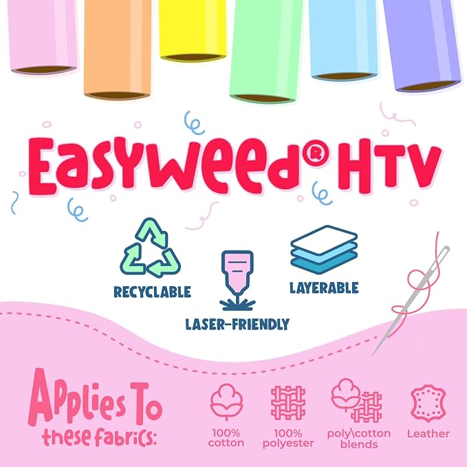 Siser EasyWeed Heat Transfer Vinyl 11.8" x 10ft Roll - Image 6