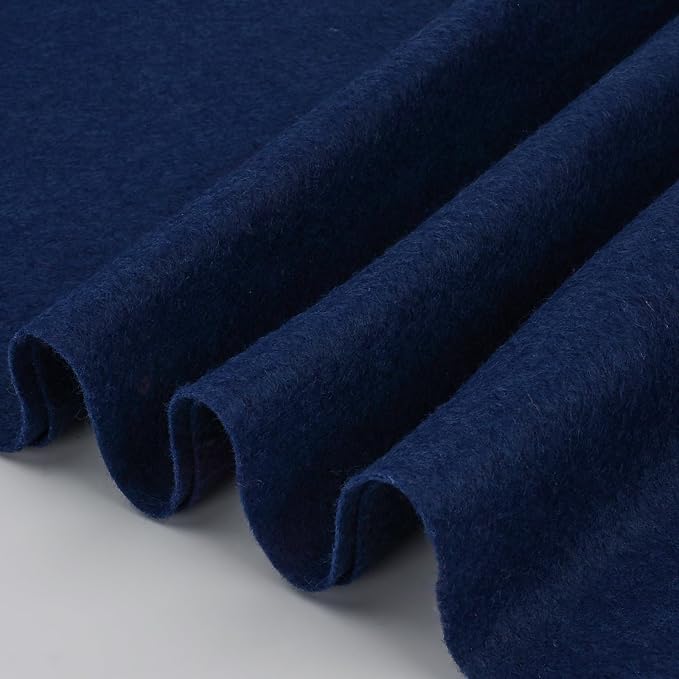 Navy Fabric Sheet 36" X 36", 1.4mm Thick Large Soft Durable Flexible Craft Felt by MITINU
