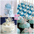 4 Pieces 3D Snowflake Silicone Mold Winter Snowflake Fondant Silicone Mold - Image 4