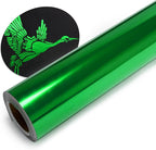 Green Metallic Heat Transfer Vinyl Roll by WRTUUED
