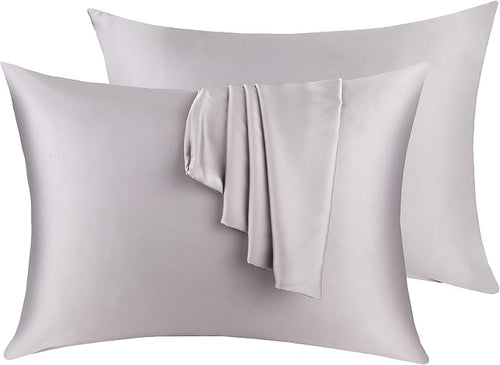 100% Silk Pillow Cases 2 Pack, Mulberry Silk Pillowcase by Victivic