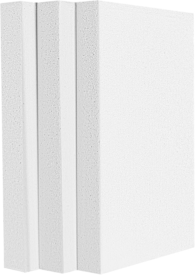 AMZQNART 3pcs 17x11X2in Craft Foam Blocks White - Image 4