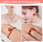 Briolette Faceted Rondelle Crystal Glass Beads - Image 6