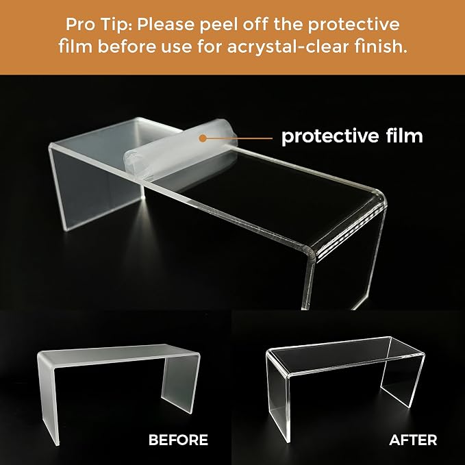Acrylic Risers 10 Pack Display Risers Clear Stand - Image 5