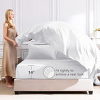 CozyLux King Size Comforter Set White - Image 5