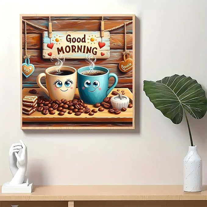 niurenmaoyi Coffee Cups Stamped Cross Stitch Kits - Image 5