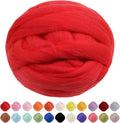 JeogYong Needle Felting Wool, 7.05oz Wool Roving Chunky Wool Yarn, Wet Felting by JeogYong