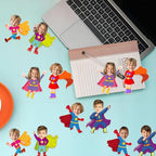 48 Super Themed Cutouts Bulletin Board Decorations Hero Theme Paper Cut Outs - Image 3