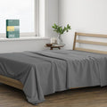 THREAD SPREAD 100% Organic Cotton Percale Flat Sheet Twin Size by THREADSPREAD