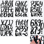 Outus 576 Pcs 8 Sheets Letters Stickers Vinyl Alphabet Number Decals Back to - Image 8