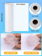 White Lightweight Fusible Interfacing - Image 2