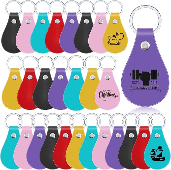 Taiyin 30 Pcs Leather Key Fob Kit by Taiyin