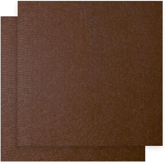 12" x 12" Felt Fabric Sheets for Crafts, Squares Felt Fabric Sheets, 1mm Thick by Unknown