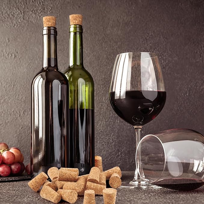 40 Pack Soft Natural Corks, Tapered Cork Plugs - Image 6