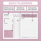 Undated Daily Planner | 90 Day Daily & Weekly Productivity Journal - Image 7
