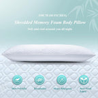 Rainmr Extra Long Body Pillow Cubies Memory Foam 150x50cm – Anime Body Pillow - Image 6
