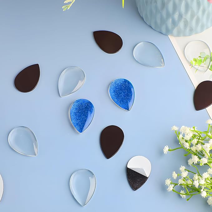 72 Pieces Round Craft Magnets Glass Ceramic Ferrite Magnet - Image 7