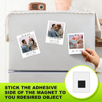 Stick On Magnets with Double Sided Adhesive Tape, Magnet Squares 2"x2" - Image 3