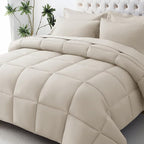 JOLLYVOGUE Twin Comforter Set, Ultra-Soft Bed in a Bag Twin Size 5 Pieces by JOLLYVOGUE